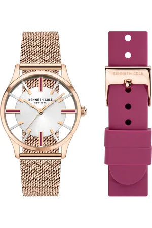 Kenneth Cole Zegarek KCWLG2124002. Kwarcowy, Kolor szary. Kobieta.
