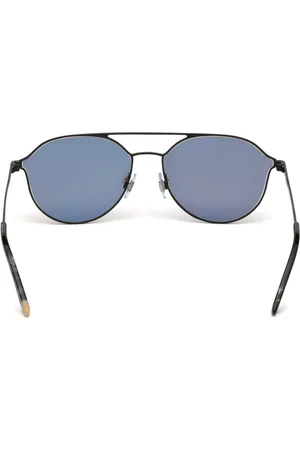 Web Okulary WE0208-02G. Okulary przeciwsłoneczne, Kolor czarny złoty. Unisex.