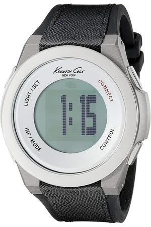 Kenneth Cole Zegarek 10023867. Kwarcowy, Kolor szary. Unisex.