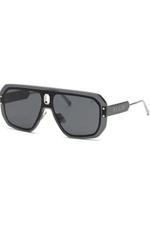 Philipp Plein Okulary SPP050-990531. Okulary przeciwsłoneczne, Kolor szary. Mężczyzna.