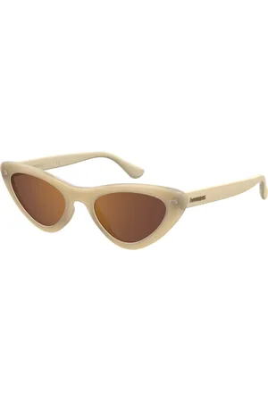 Havaianas Okulary PIPA-10AF3VP. Okulary przeciwsłoneczne, Kolor beżowy. Kobieta.