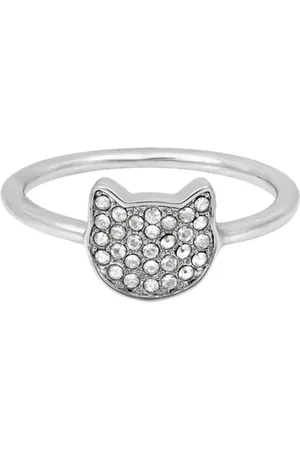 Karl Lagerfeld Biżuteria 5420557. Pierścionek, Kolor szary. Kobieta.