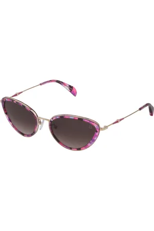 TOUS Okulary STO387-550GED. Okulary przeciwsłoneczne, Kolor czerwony havana. Kobieta.
