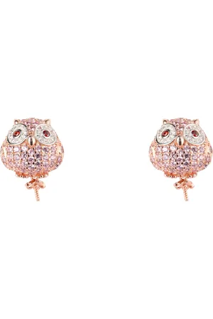 Lancaster Biżuteria JLA-EAR-OWL-2. PENDING, Kolor biały różowy. Kobieta.