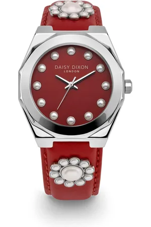 Daisy Dixon Zegarek DD136PS. Kwarcowy, Kolor czerwony. Kobieta.