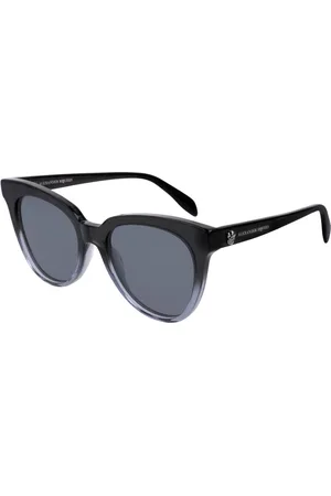 Alexander McQueen Okulary AM0159S-005. Okulary przeciwsłoneczne, Kolor szary. Kobieta.