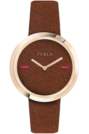 Furla Zegarek R4251110508. Kwarcowy, Kolor brązowy. Kobieta.