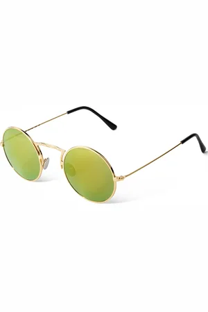 LGR Okulary MONAST-GOLD03. Okulary przeciwsłoneczne, Kolor złoty. Kobieta.