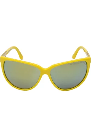 Porsche Design Okulary P8588-C. Okulary przeciwsłoneczne, Kolor żółty. Kobieta.