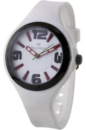 Folli Follie Zegarek WF1Y045ZPW. Kwarcowy, Kolor biały. Kobieta.