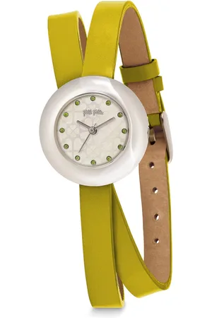 Folli Follie Zegarek WF13F030SSK. Kwarcowy, Kolor biały. Kobieta.