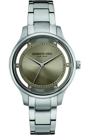 Kenneth Cole Zegarek 10030795. Kwarcowy, Kolor szary. Kobieta.