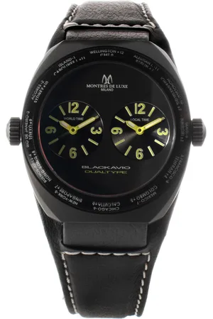 Montres De Luxe Zegarek 09BK-3003. Kwarcowy, Kolor czarny. Unisex.