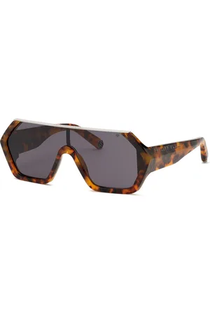 Philipp Plein Okulary SPP047990728. Okulary przeciwsłoneczne, Kolor czerwony. Mężczyzna.