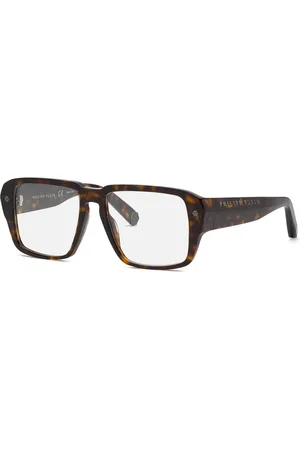 Philipp Plein Okulary VPP081-550722. Okulary korekcyjne, Kolor brązowy. Mężczyzna.