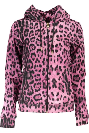 Roberto Cavalli Damska stylowa bluza ze zwierzęcym wzorem CAVALLI