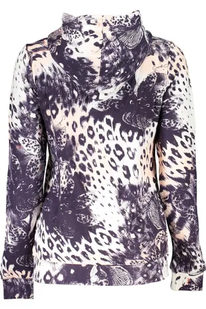 Roberto Cavalli Damska stylowa bluza ze zwierzęcym wzorem CAVALLI