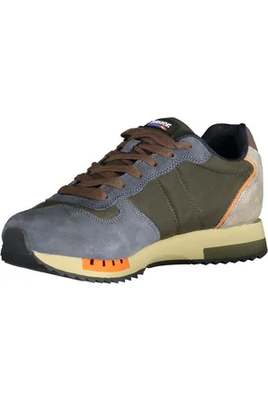 Blauer Męskie sznurowane buty sportowe sneakersy
