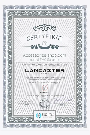 Lancaster Biżuteria GLA009RG. TWINS, Kolor różowy. Mężczyzna.