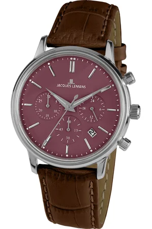 Jacques Lemans Zegarek 1-209E. Kwarcowy, Kolor PURPLE. Mężczyzna.