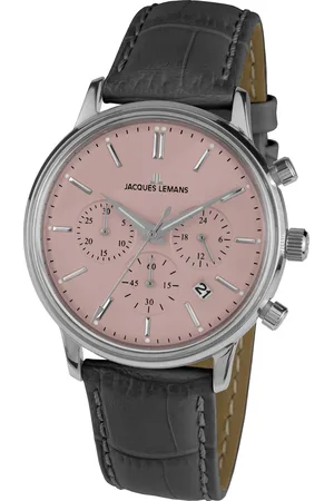 Jacques Lemans Zegarek 1-209F. Kwarcowy, Kolor różowy. Mężczyzna.