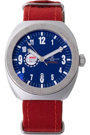 Montres De Luxe Zegarek 09MON-ALKZBLU. Kwarcowy, Kolor niebieski. Unisex.