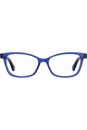 Moschino Okulary MOS558-PJP. Okulary, Kolor niebieski. Kobieta.