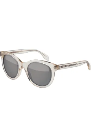 Alexander McQueen Okulary AM0024S-005. Okulary przeciwsłoneczne, Kolor żółty. Kobieta.