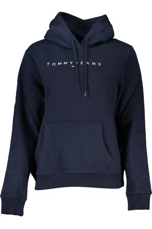 Tommy Hilfiger NIEBIESKA BLUZA BEZ ZAMKA, DAMSKA