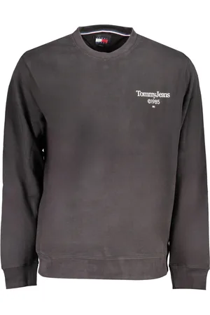 Tommy Hilfiger CZARNA BLUZA MĘSKA BEZ ZAMKA