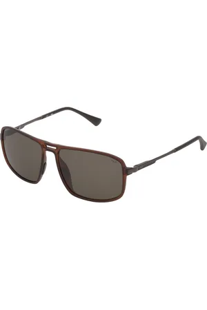 Fila Okulary SF9329-587F7P. Okulary przeciwsłoneczne, Kolor brązowy. Mężczyzna.