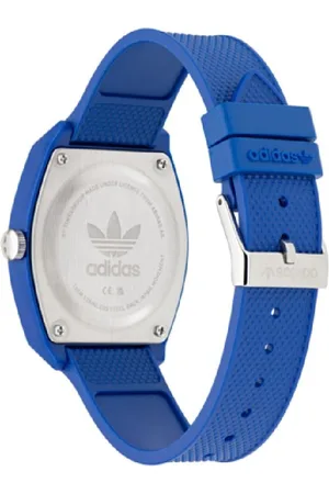 adidas Zegarek AOST23049. Kwarcowy, Kolor niebieski. Unisex.