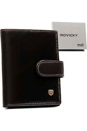 ROVICKY Męskie etui ze skóry naturalnej TW-04-RVT RFID