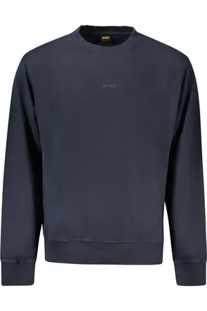 HUGO BOSS MĘSKA BLUZA Z ROZPINANYM NA ZAMEK NIEBIESKA