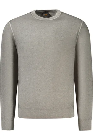 HUGO BOSS SWETER MĘSKI HUGO SZARY
