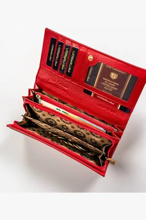 Peterson Skórzany damski portfel PTN CR-409