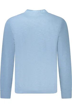 HUGO BOSS BLUZA BEZ ZAMKA MĘSKA NIEBIESKA