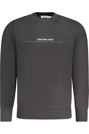 Calvin Klein MĘSKA BLUZA Z ROZPINANYM NA ZAMEK CZARNA