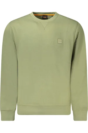 HUGO BOSS BLUZA HUGO BEZ ZAMKA MĘSKA ZIELONA