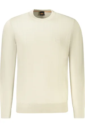 HUGO BOSS SWETER MĘSKI BEŻOWY