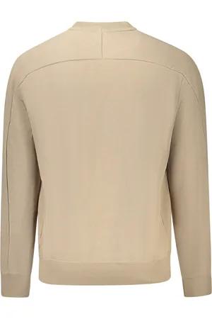 HUGO BOSS BLUZA BEZ ZAMKA MĘSKA BEŻOWA