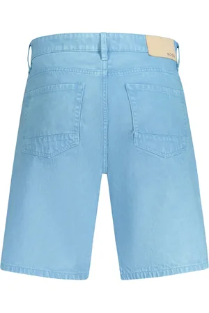 HUGO BOSS JEANS SZORTY MĘSKIE NIEBIESKIE