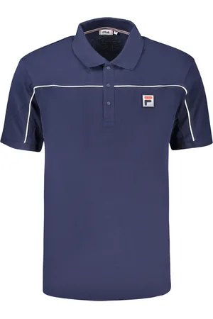 Fila POLO KRÓTKIE RĘKAWY MĘSKIE NIEBIESKIE