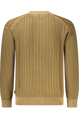 HUGO BOSS SWETER MĘSKI BOSS BRĄZOWY