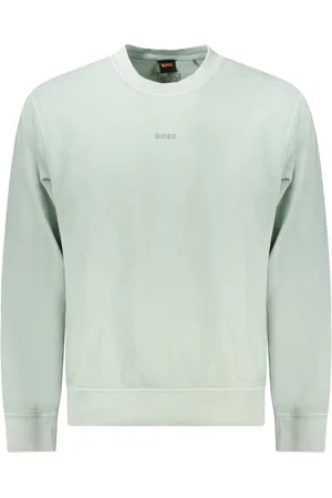 HUGO BOSS BLUZA HUGO BEZ ZAMKA MĘSKA ZIELONA