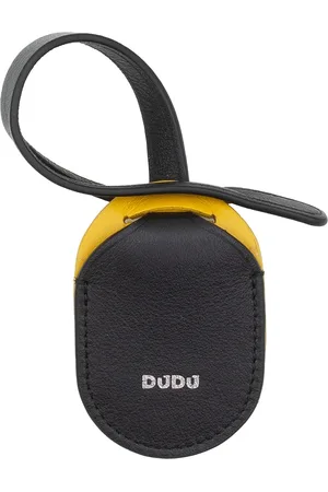 Dudu Apple AirTag Holder Cover Loop w kolorze prawdziwej skóry, etui ochronne AirTag do toreb, plecaków, walizek i akcesoriów