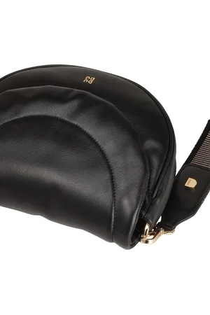 Dudu Damska skórzana torba na ramię , pikowana torebka z klapką, wyściełana konstrukcja, podwójny odpinany pasek, mała torebka crossbody