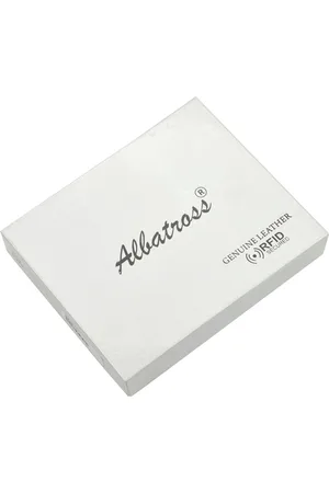 ALBATROSS Stylowy Skórzany męski portfel z RFID