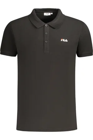 Fila POLO KRÓTKI RĘKAW MĘSKI CZARNY