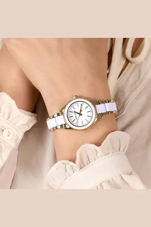 Anne Klein ZEGAREK DAMSKI Gold-Tone AK-3212WTGB + BOX
